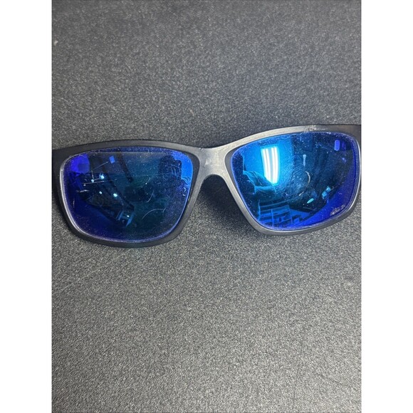 Detour Breach Xl Ansi Z87 Black/Blue Mirror Polarized Sunglasses 65-19-152 - Picture 1 of 5